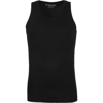 Textiel Heren T-shirts & Polo’s Garage Stretch Basic Singlet Zwart Zwart