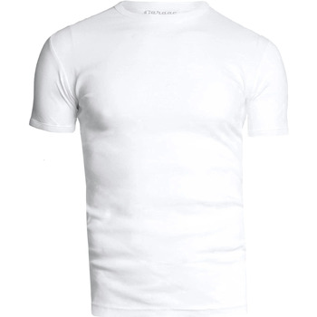 Textiel Heren T-shirts & Polo’s Garage Basic Wit O-Hals Wit