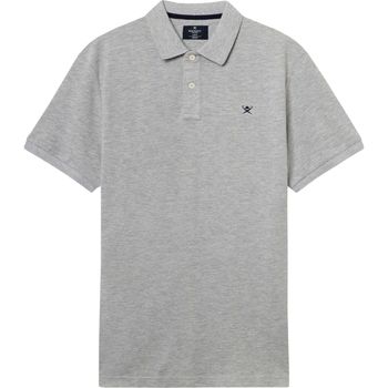 Textiel Heren T-shirts & Polo’s Hackett Polo Grijs Grijs