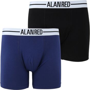 Ondergoed Heren BH's Alan Red Boxer Donkerblauw 2Pack Zwart