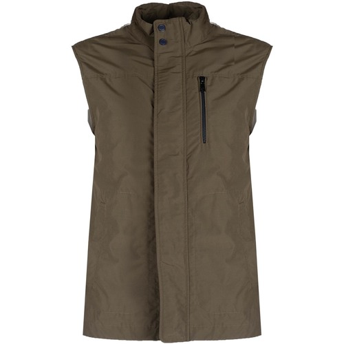 Textiel Heren Jasjes / Blazers Geox M0220E T2473 | Vincit Gilet Groen