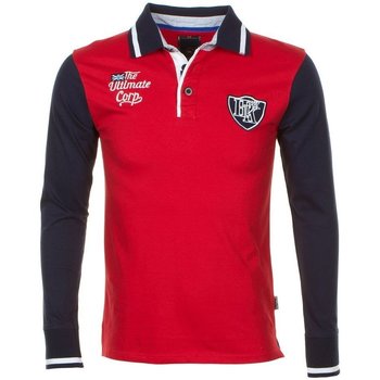 Textiel Jongens Polo's lange mouwen Harry Kayn Polo manches longues garçon ECREOR Rood