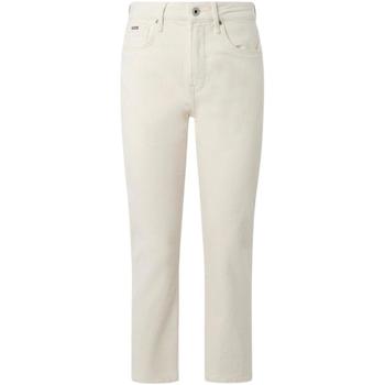 Textiel Dames Jeans Pepe jeans  Wit