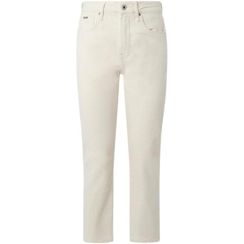 Textiel Dames Jeans Pepe jeans  Wit