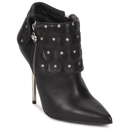 Schoenen Dames Enkellaarzen Versace DSL894P Zwart