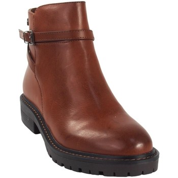 Schoenen Dames Allround Xti 130029 leren dames enkellaars Bruin