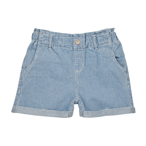 Textiel Meisjes Korte broeken / Bermuda's Name it NKFBELLA HW REG DNM SHORTS Blauw