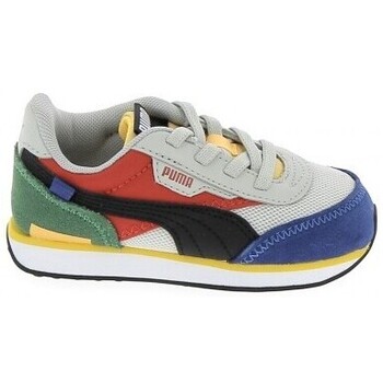 Schoenen Jongens Sneakers Puma Future Rider Splash BB Blanc Bleu Wit