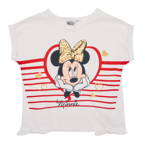 TEAM HEROES  T-SHIRT MINNIE Wit