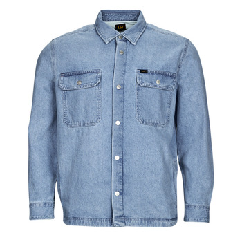 Textiel Heren Spijker jassen Lee WORKWEAR OVERSHIRT Blauw