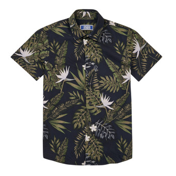 Textiel Jongens Overhemden korte mouwen Jack & Jones JPRBLATROPIC RESORT SHIRT S/S RELA Multicolour