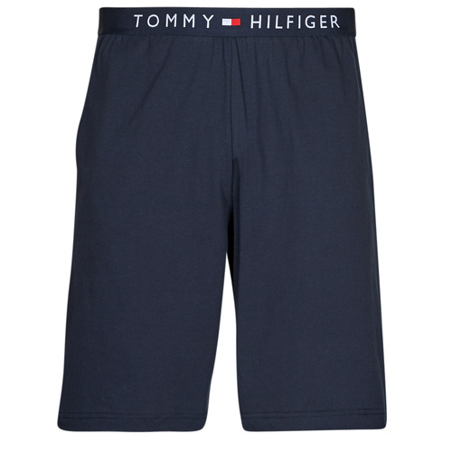 Textiel Heren Korte broeken / Bermuda's Tommy Hilfiger JERSEY SHORT Marine