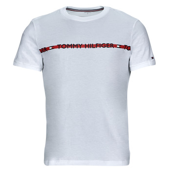 Textiel Heren T-shirts korte mouwen Tommy Hilfiger CN SS TEE LOGO Wit