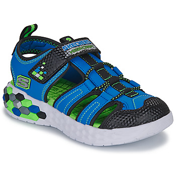 Schoenen Jongens Outdoorsandalen Skechers MEGA-SPLASH 2.0 Blauw