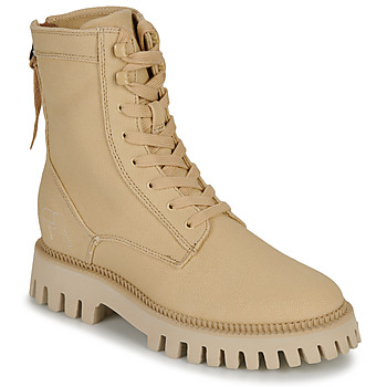 Schoenen Dames Laarzen Freelance LUCY BACK ZIP BOOT Beige