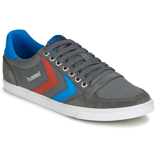 Schoenen Lage sneakers hummel TEN STAR LOW CANVAS Grijs / Blauw / Rood