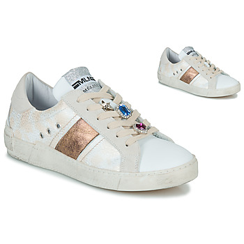 Schoenen Dames Lage sneakers Meline NKC167 Wit / Goud