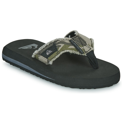 Schoenen Jongens Teenslippers Quiksilver MONKEY ABYSS YOUTH Zwart / Camouflage