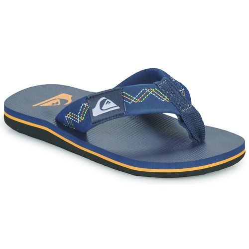 Schoenen Jongens Teenslippers Quiksilver MOLOKAI STITCHY YOUTH Blauw