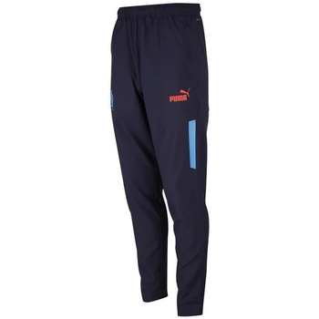 Textiel Heren Broeken / Pantalons Puma OM PREM WOV PANT Blauw