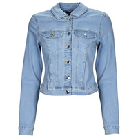 Textiel Dames Spijker jassen Vero Moda VMLUNA LS SLIM DNM JACKET MIX GA NOOS Blauw / Clair