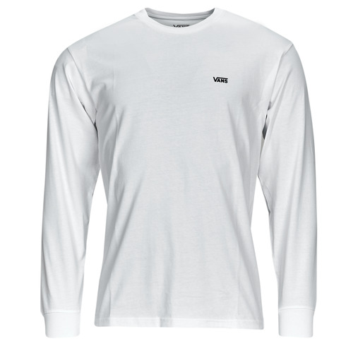 Textiel Heren T-shirts met lange mouwen Vans MN LEFT CHEST HIT LS Wit