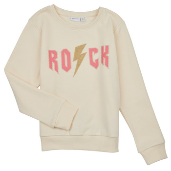 Textiel Meisjes Sweaters / Sweatshirts Name it NKFLOFFINA LS SWE BRU PS Beige