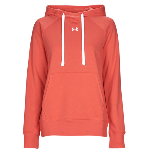 Textiel Dames Sweaters / Sweatshirts Under Armour Rival Fleece HB Hoodie Rood / Wit