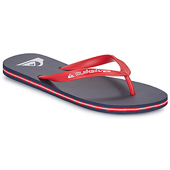 Schoenen Heren Teenslippers Quiksilver MOLOKAI CORE Blauw / Rood