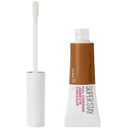 schoonheid Dames Concealer & corrector Maybelline New York Vloeibare Super Stay Concealer met Hoge Dekking Bruin