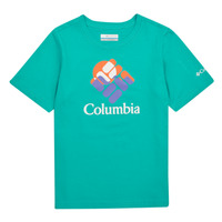 Textiel Kinderen T-shirts korte mouwen Columbia Valley Creek Short Sleeve Graphic Shirt Blauw