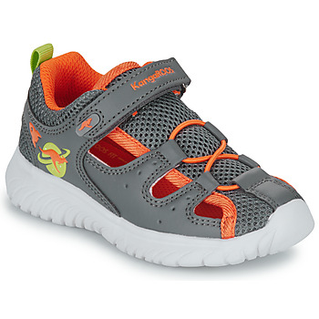 Schoenen Jongens Outdoorsandalen Kangaroos KI-Speedlite EV Grijs / Oranje