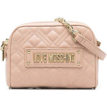 Tassen Dames Schoudertassen met riem Love Moschino  Beige