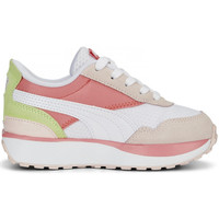 Schoenen Meisjes Running / trail Puma Cruise rider peony ps Wit