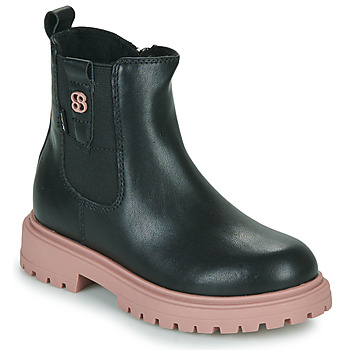 Schoenen Meisjes Laarzen S.Oliver 45412-41-054 Zwart / Roze