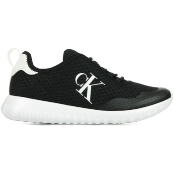 Schoenen Dames Sneakers Calvin Klein Jeans Sport Run Eva Slipon Zwart