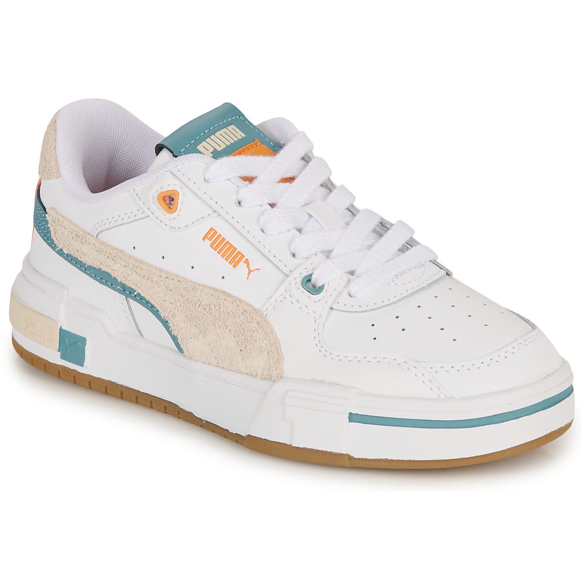 Schoenen Kinderen Lage sneakers Puma CA Pro Glitch Mix Jr Wit / Blauw