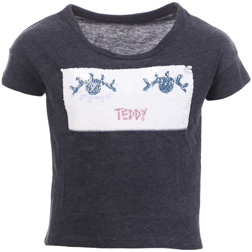 Textiel Meisjes T-shirts & Polo’s Teddy Smith  Blauw