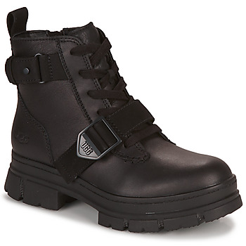 Schoenen Dames Laarzen UGG ASHTON LACE UP Zwart