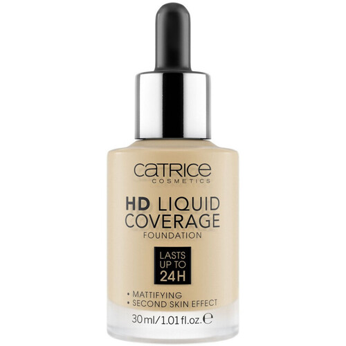 schoonheid Dames Foundations en Concealers Catrice Vloeibare foundation met HD-dekking Beige