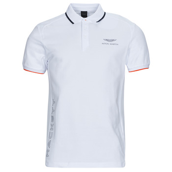 Textiel Heren Polo's korte mouwen Hackett ASTON MARTIN BY HACKETT AMR SPEEDMASTER SS Wit