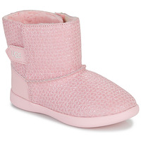 Schoenen Meisjes Laarzen UGG KEELAN GEL HEARTS Roze