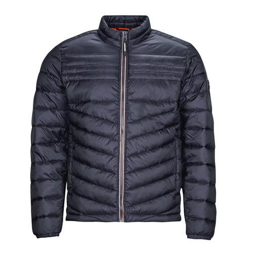 Textiel Heren Dons gevoerde jassen Jack & Jones JJEFLY PUFFER COLLAR Marine