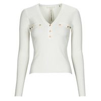 Textiel Dames Truien Guess LS FLAVIE HENLEY SWTR Beige