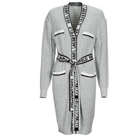 Textiel Dames Vesten / Cardigans Karl Lagerfeld FEMININE BOUCLE CARDIGAN Grijs