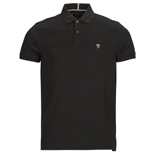 Textiel Heren Polo's korte mouwen Tommy Hilfiger MONOGRAM SMALL IMD REG POLO Zwart