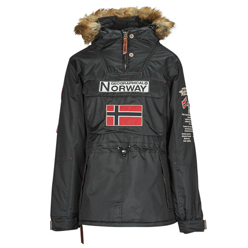 Textiel Dames Parka jassen Geographical Norway BOOMERA Zwart