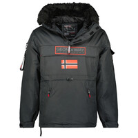 Textiel Jongens Parka jassen Geographical Norway BRUNO Zwart