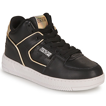 Schoenen Dames Hoge sneakers Versace Jeans Couture 75VA3SJ1 Zwart / Goud