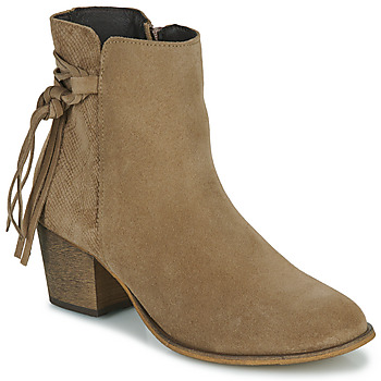 Schoenen Dames Enkellaarzen Betty London ANDREA Taupe